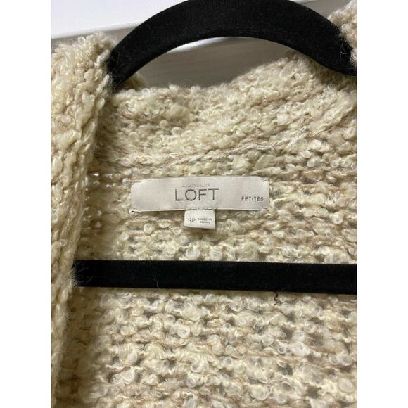 Ann Taylor Loft Thick Chunky Sweater, Size SP Small Petite, Wool, Mohair, Alpaca - Picture 3 of 5